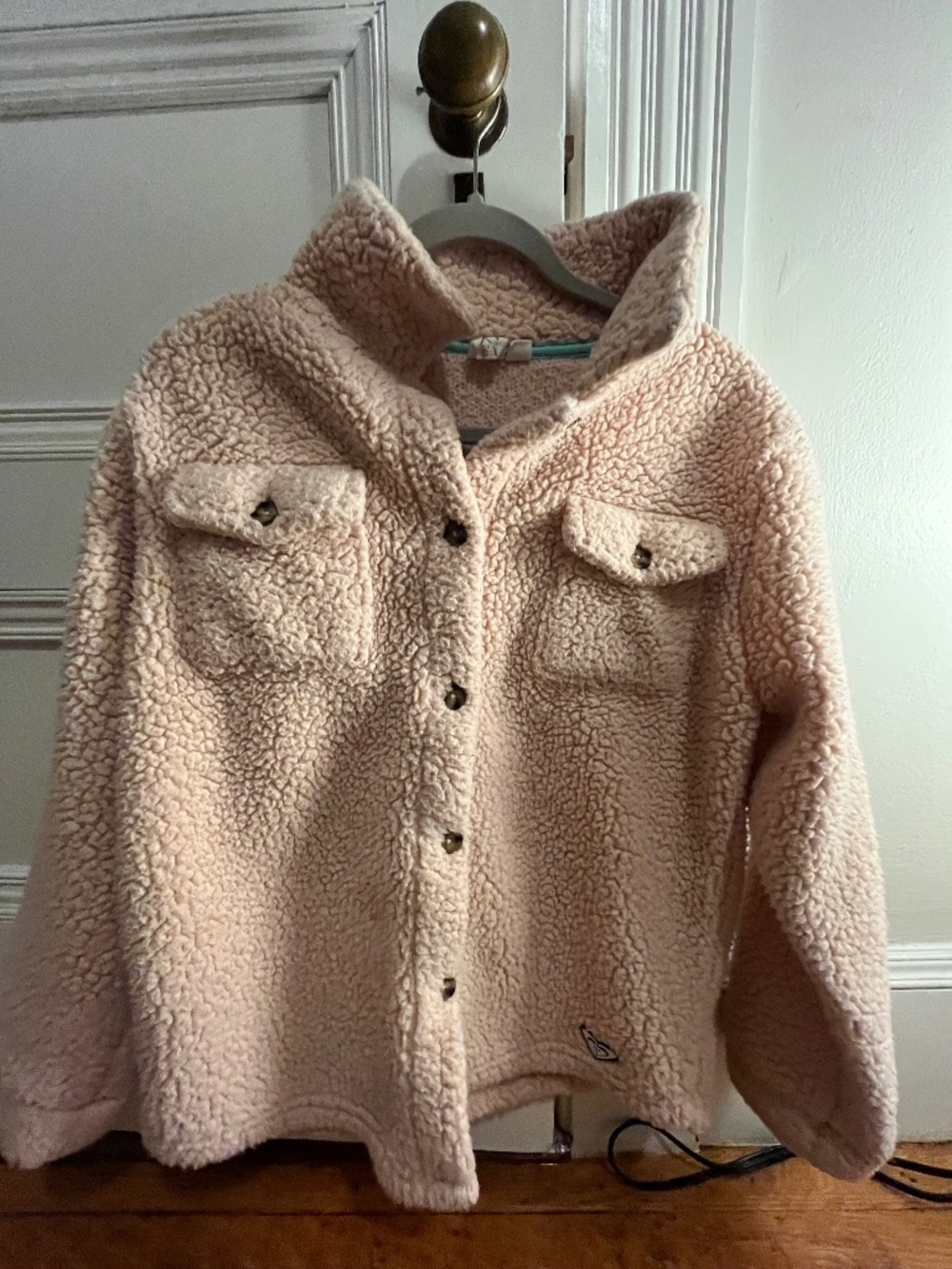Roxy Pink Sherpa Fleece (Women's size Small, Girls size Large)